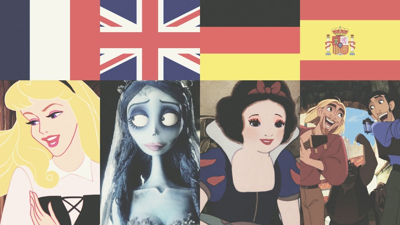 🎵 Animated Characters in Their Native Language | (Disney, Dreamworks, Don Bluth, etc....) 🎵