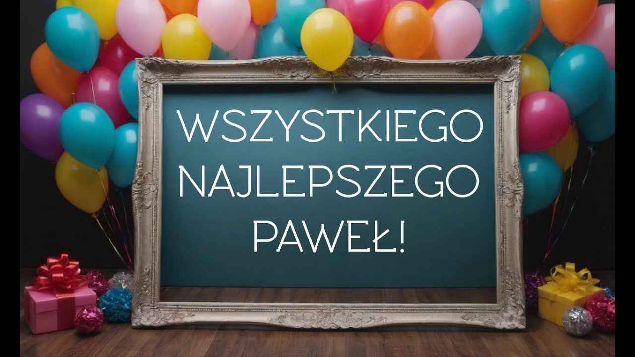 Piosenka urodzinowa dla Pawła! Wszystkiego najlepszego Paweł! Sto lat Paweł! Śmieszna piosenka!