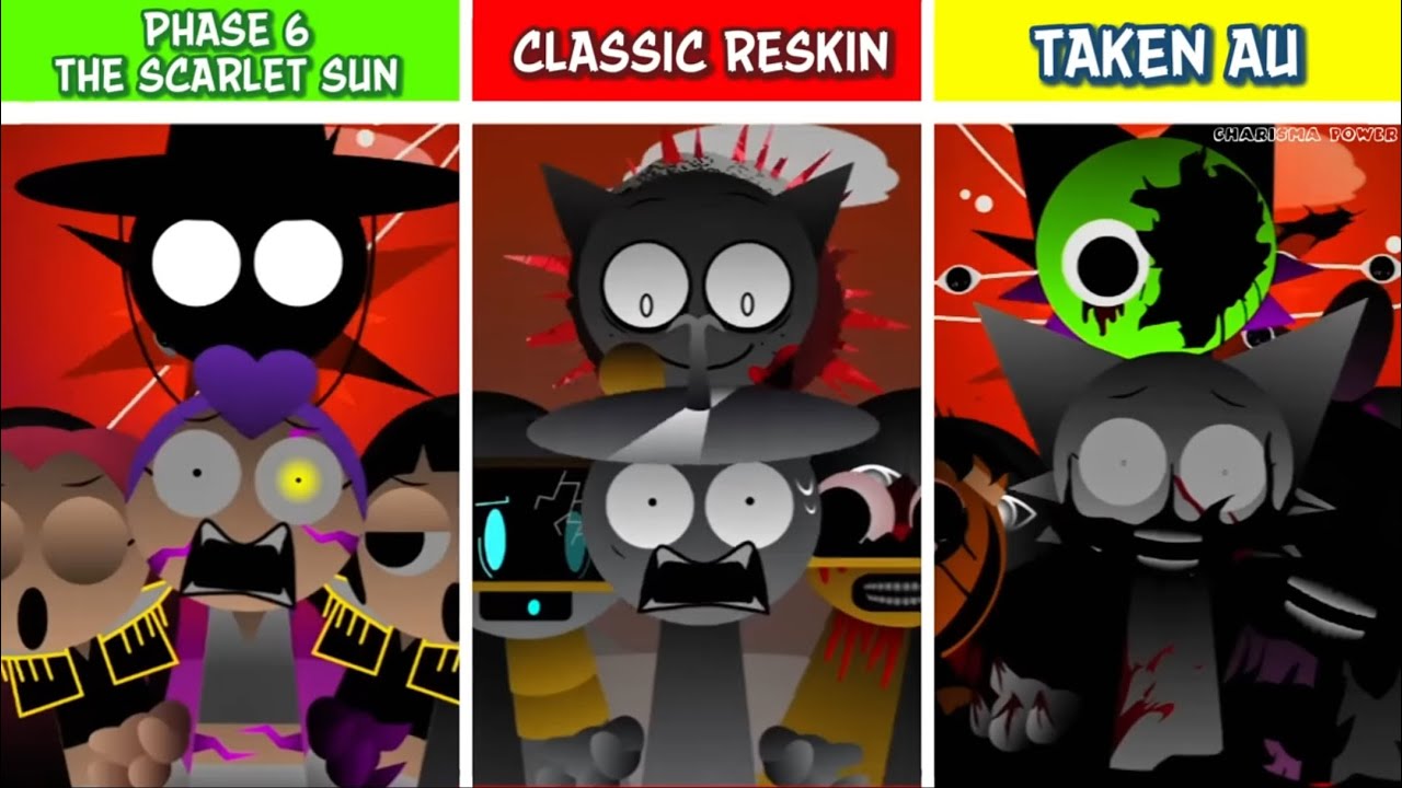 Sprunki mix all the screaming