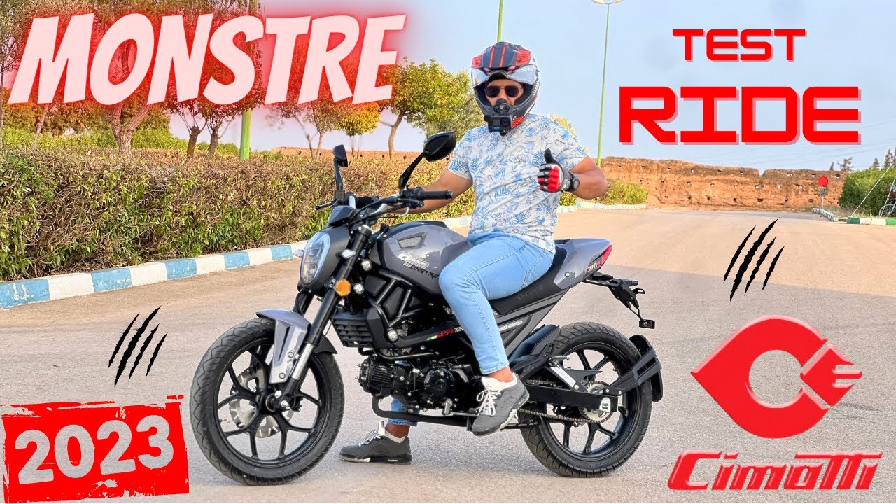 أحسن 🏍 موطور🏍 تقدرتبدا بيه في 2023 و  بدون رخصة 👌 سياقة TEST RIDE