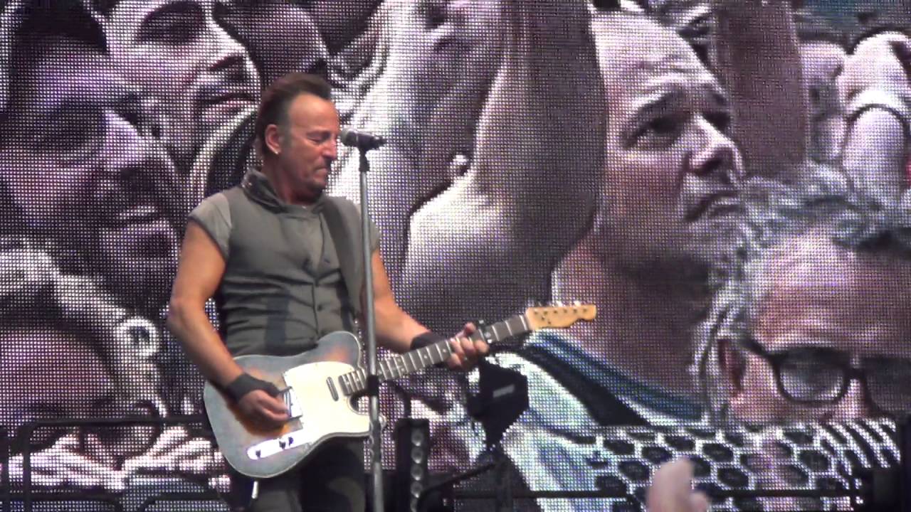 springsteen inizio concerto Milano 3 7 2016  Dreams are alive tonite land of hope and dreams