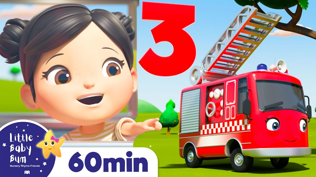 Learn How To Count With Vehicles | Baby Nursery Rhyme Mix - Preschool Playhouse Songs