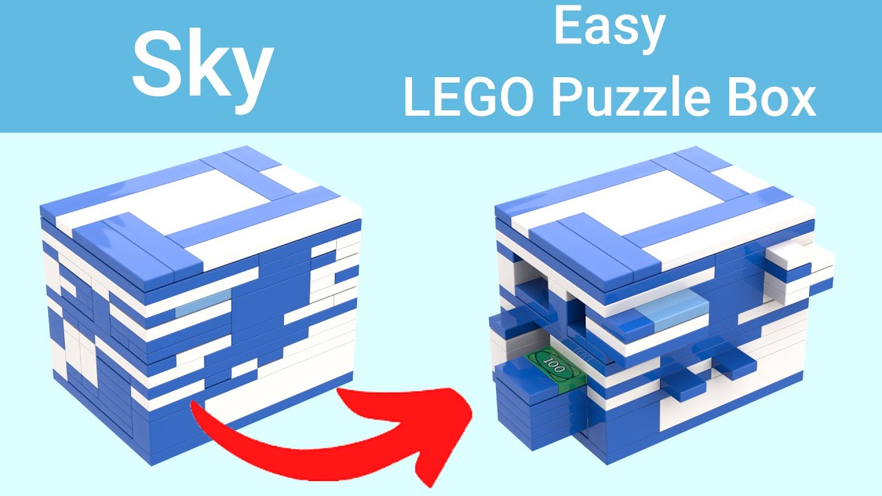 Easy LEGO Sky Puzzle Box | NO Technic | Full tutorial