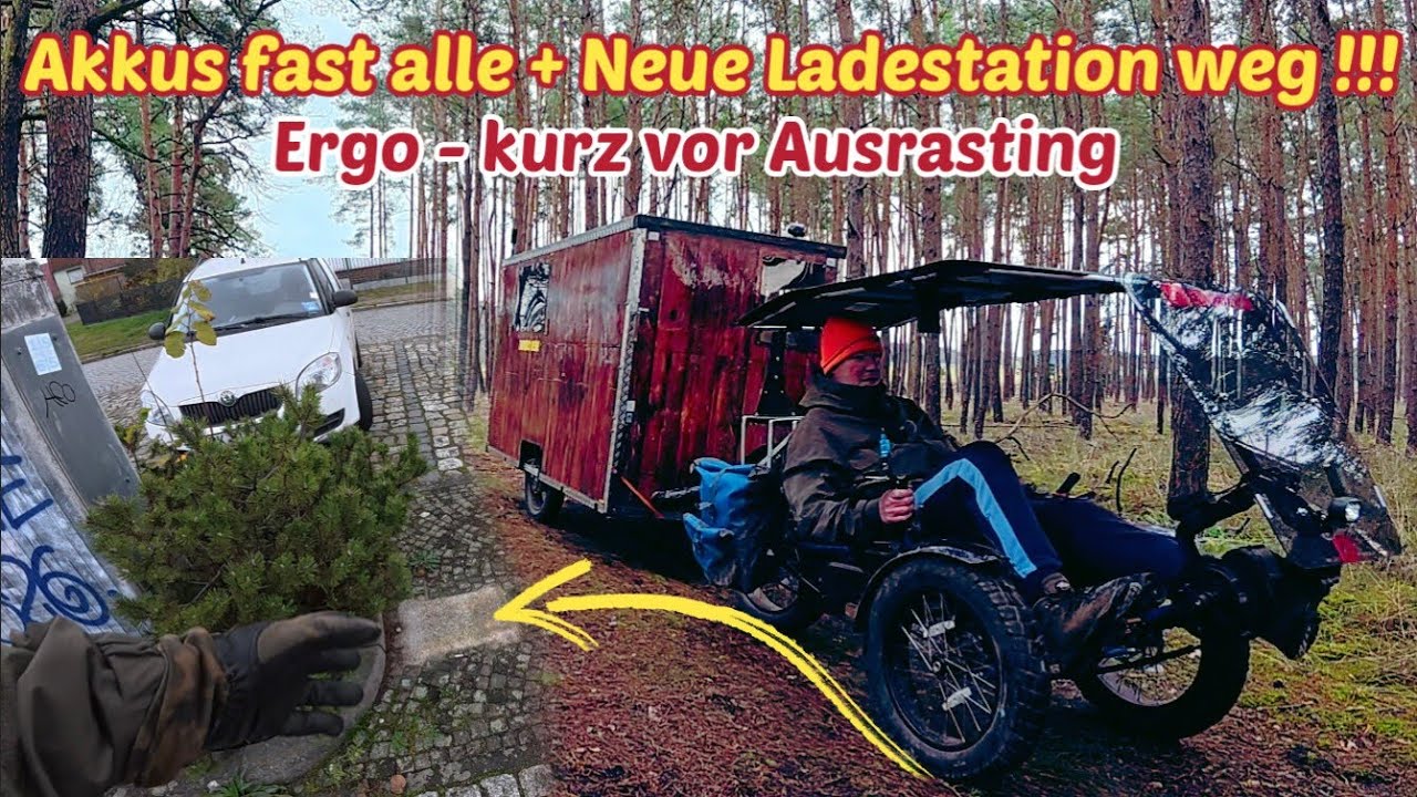 Test Wintertour #2/Neue Ladestation WEG !