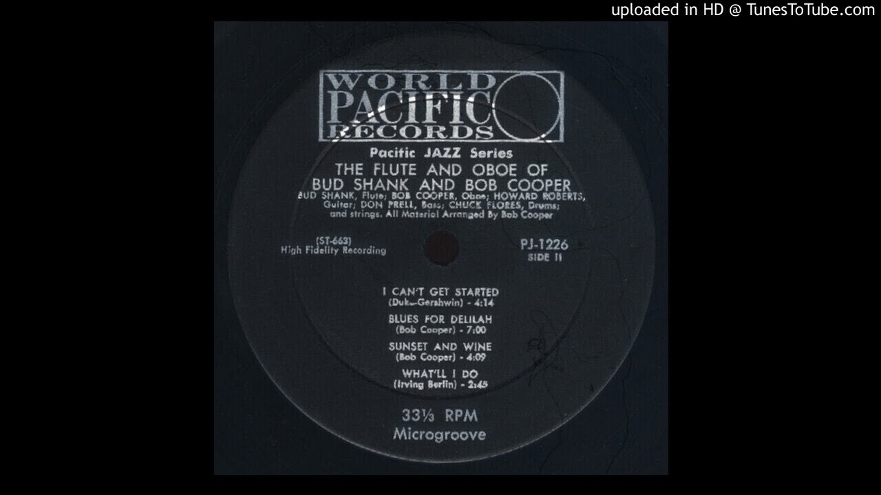 Pacific Jazz LP PJ-1226 side 2