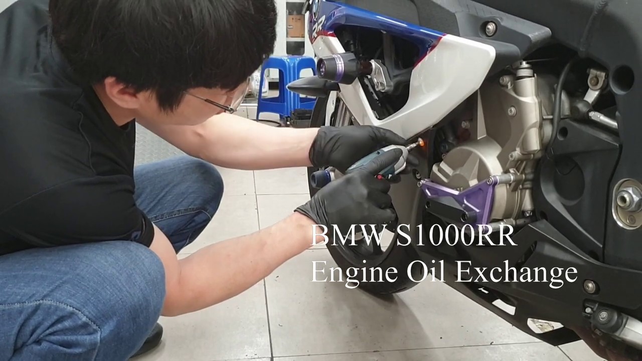 BMW S1000RR  엔진 오일 교환 Engine Oil Change / 지티윤 / GT윤