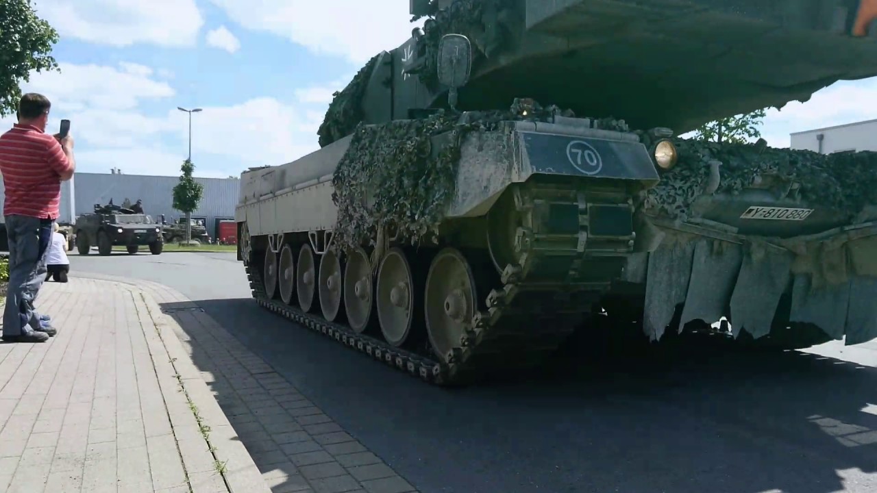 Heidesturm 2017 Abfahrt - Bundeswehr Motmarsch B239/ Kirchlengern (Kreis Herford)