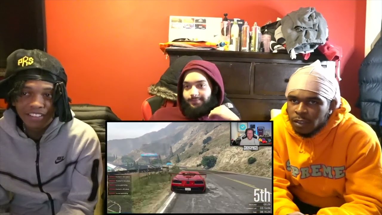 JOSH GLIDING TO THE OTHER SIDE OF THE MAP 😭 🏍 | AMERICANS REACT TO SIDEMEN GTA MADNESS IS BACK