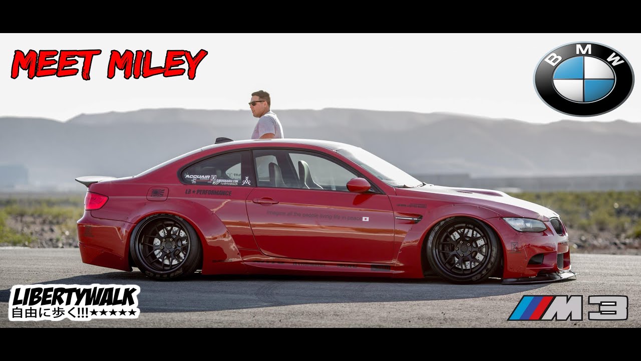 Этот безумный BMW M3 с двигателем V8 и обвесом Liberty Walk снесет вам крышу!