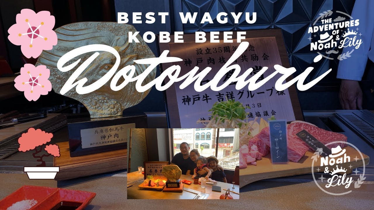 Best Kobe Wagyu Beef Japan! Adventure 16 | Dotonburi Osaka Japan