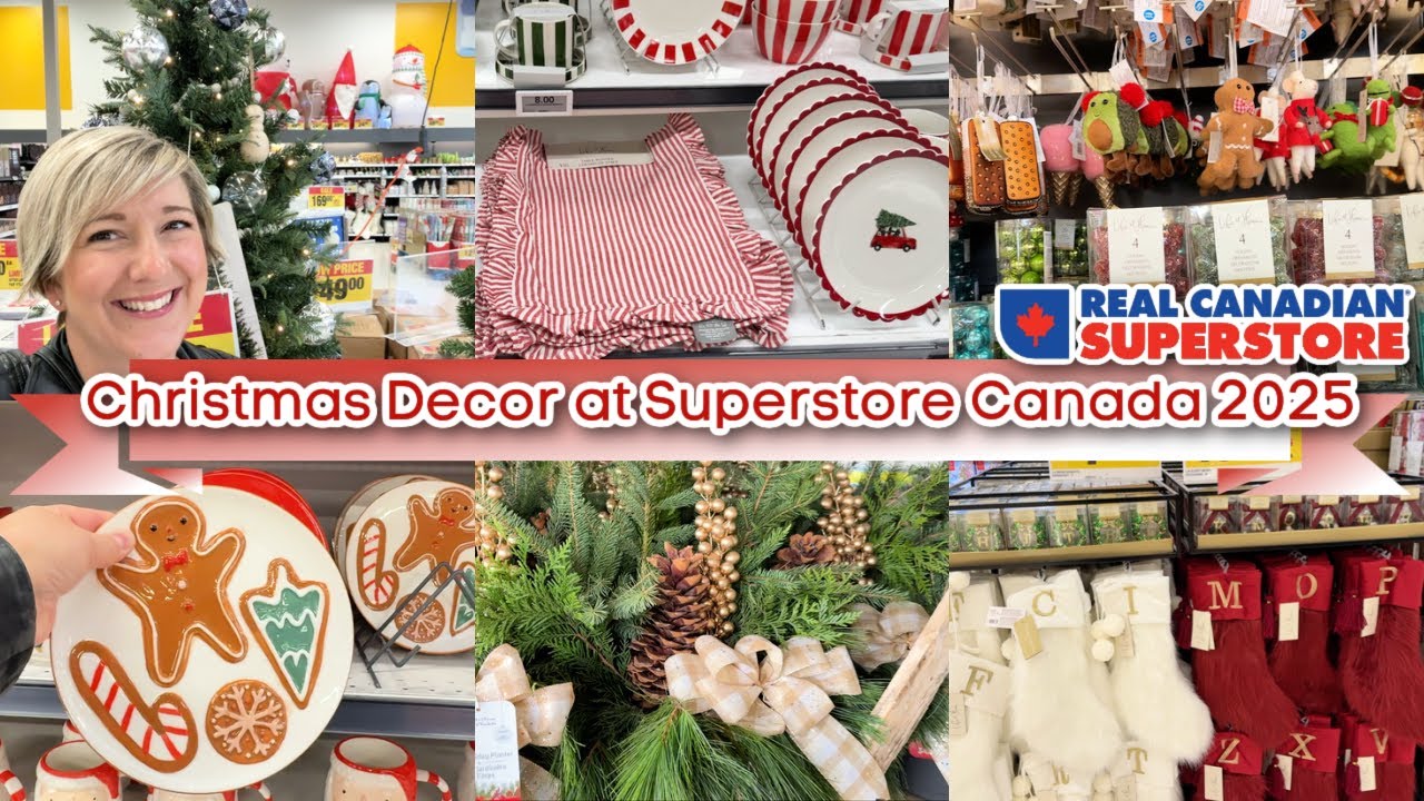 ✨ Рождественский декор в The Real Canadian Superstore 2025 | Новые праздничные находки 🎄