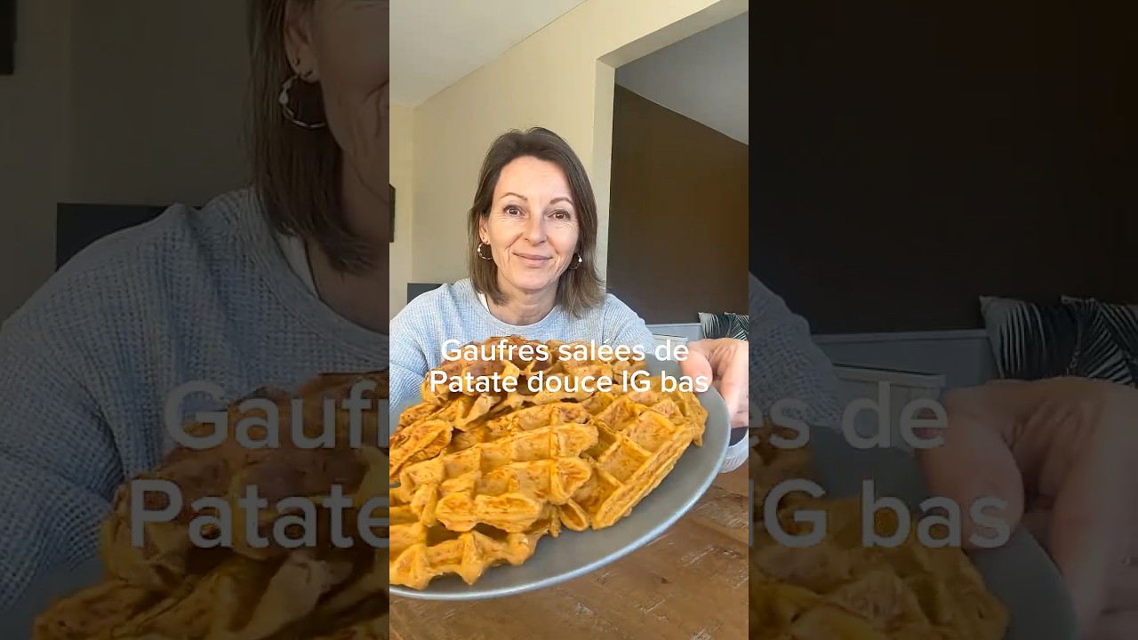 Cette recette de gaufres sal&eacute;es est irr&eacute;sistible ! #igbas #gaufres #marielaureandre