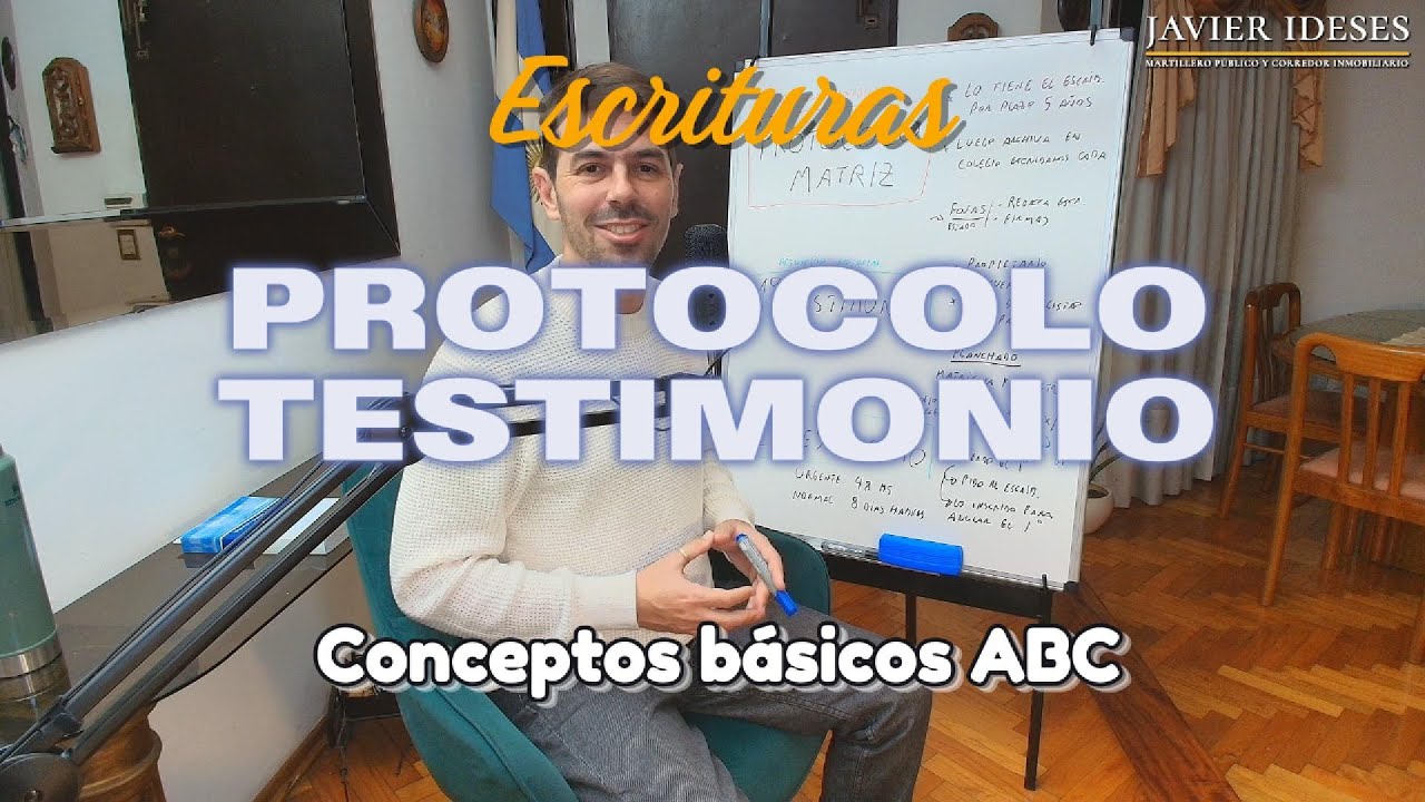 📜 ¿Qué es el protocolo matriz y por qué es clave en una escritura? 🏡✍️ |  Compraventa Inmobiliaria