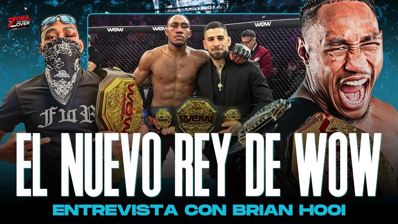 👑 EL REY DE LA CALLE AHORA ES EL REY DE LA JAULA 👑 | Entrevista con Brian Hooi (Campeón de WOW FC)🏆