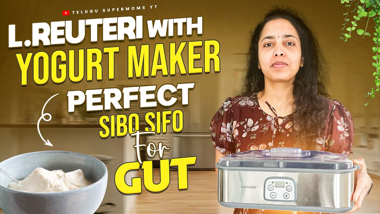 L.Reuteri Yogurt recipe in Telugu with Yogurt maker | Super Curd | SIBO Curd @Telugu Supermoms