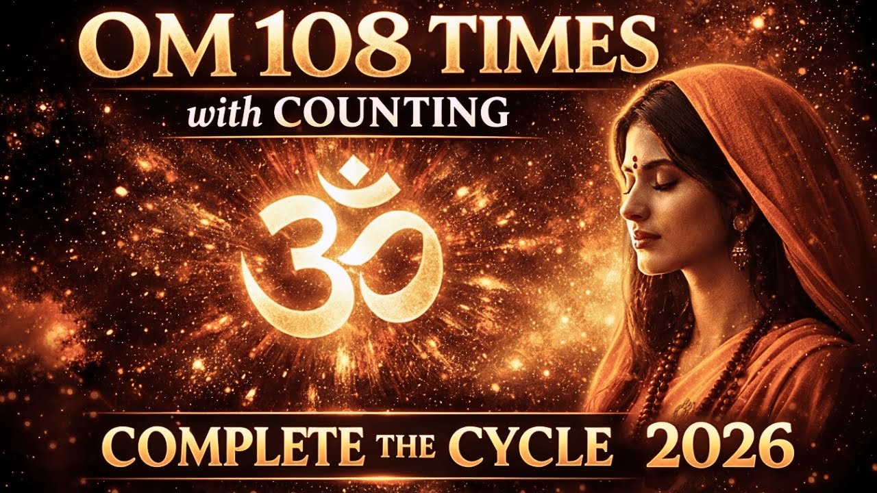 OM 108 Times with Counting | Complete the Cycle (Powerful OM Chant) | 2026