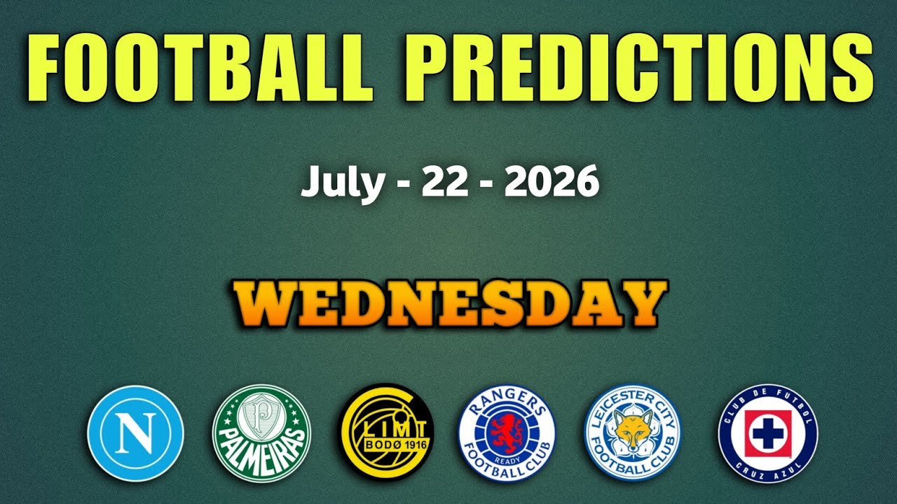 🟢 FOOTBALL PREDICTIONS TODAY 🟢 | Wednesday 22 | Champions League | Club Friendly | GG & Ov/In Tips