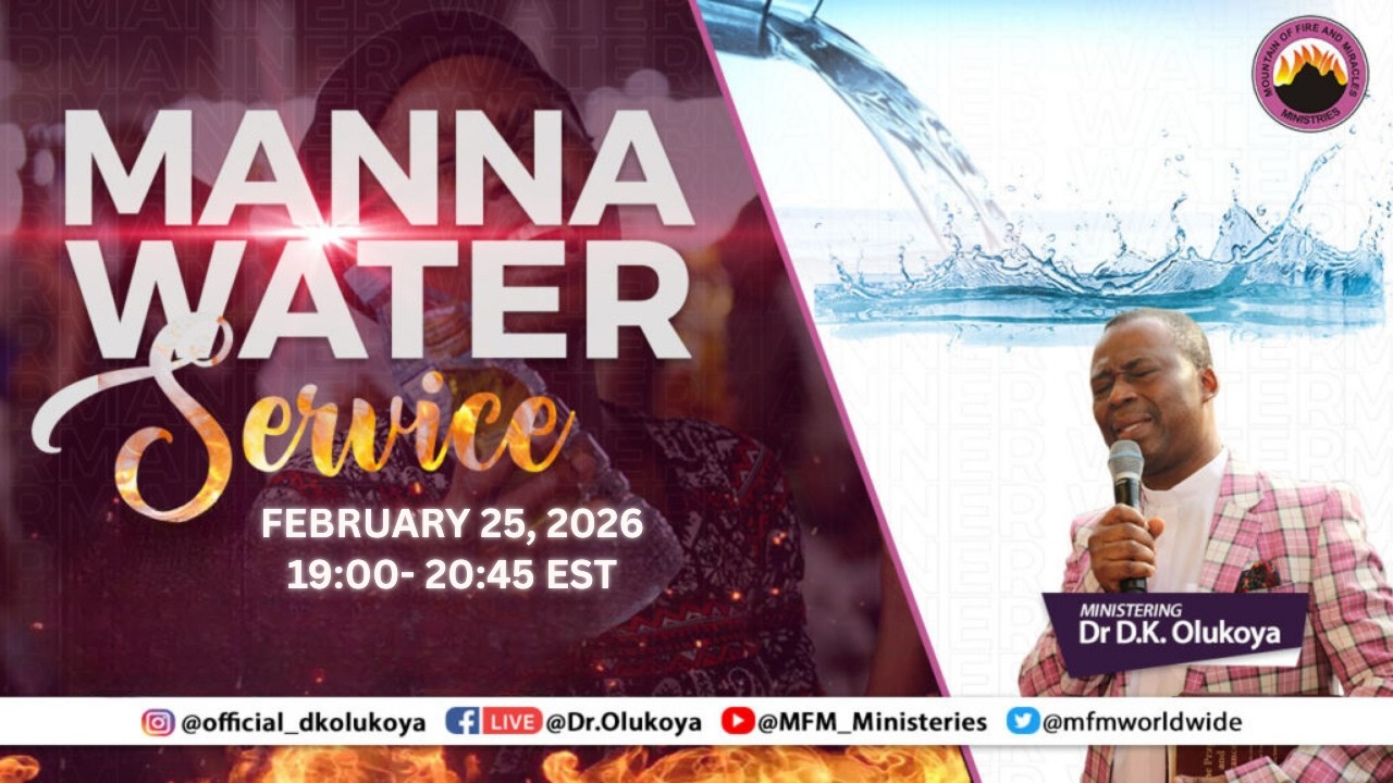 MANNA WATER (THE WICKEDNESS OF SATANIC COUNTER ATTACK) | MFM RALEIGH NORTH CAROLINA | 02-25-2026