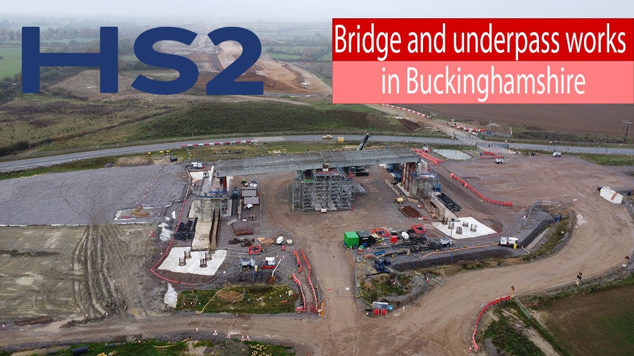 HS2 Construction - Edgcott Road, Calvert & Steeple Claydon
