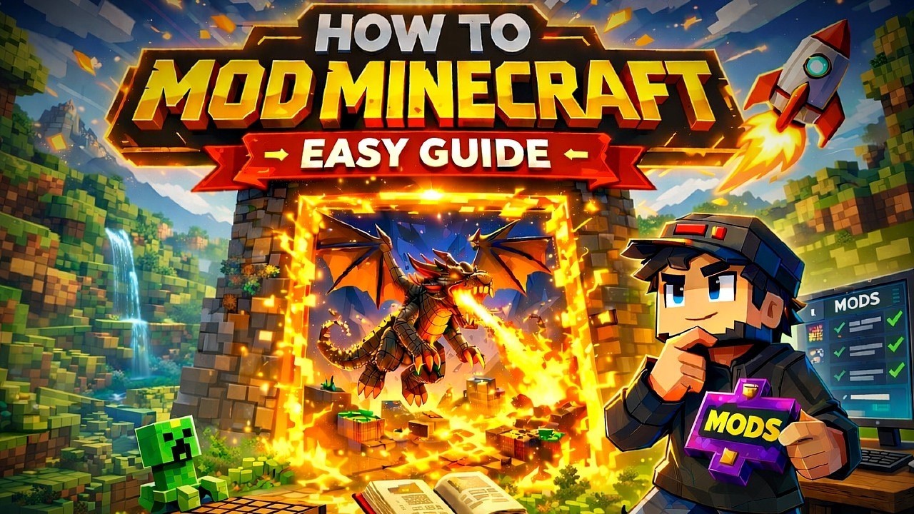 How To Mod Minecraft Java | Full Guide