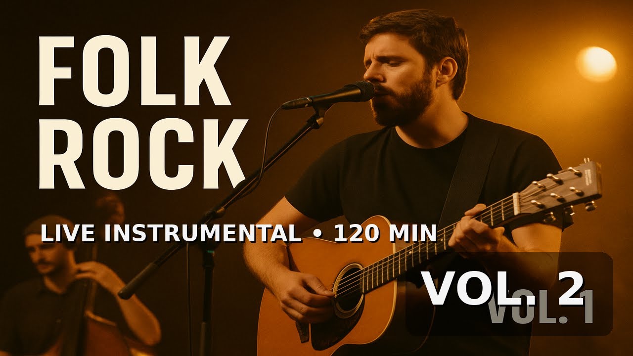 120 Minuten Folk-Rock LIVE Instrumental – Vol. 2 | Rockiger Roadtrip-Sound.