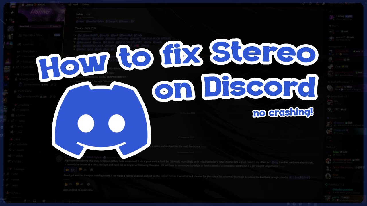 How to fix Stereo on Discord (NOVEMBER)