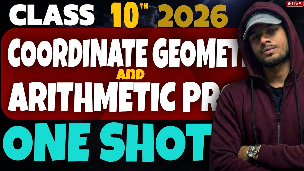 Class 10th | COORDINATE and AP | (ONE SHOT) I Complete Board Preparation I @PwMaths