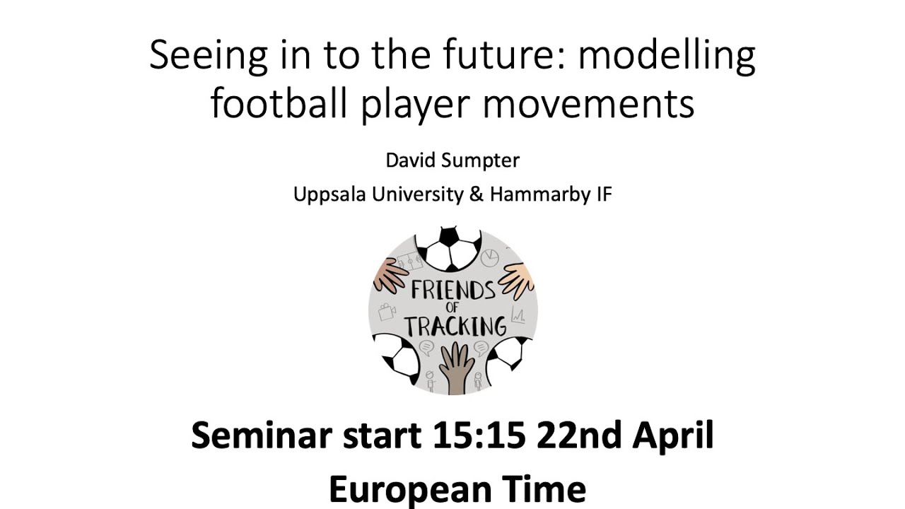 Seeing in to the future: modelling football player movements