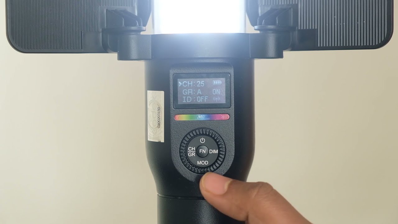 GODOX LC500R - The RGB Stick light Features, Menu, Functions