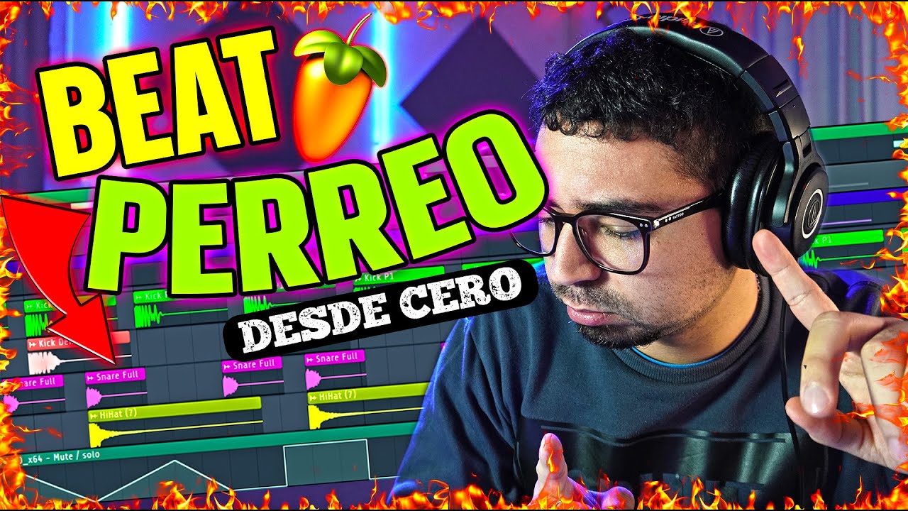 👉COMO HACER un BEAT de PERREO en FL STUDIO  || COMO HACER un BEAT de REGGAETON PERREO PASO A PASO