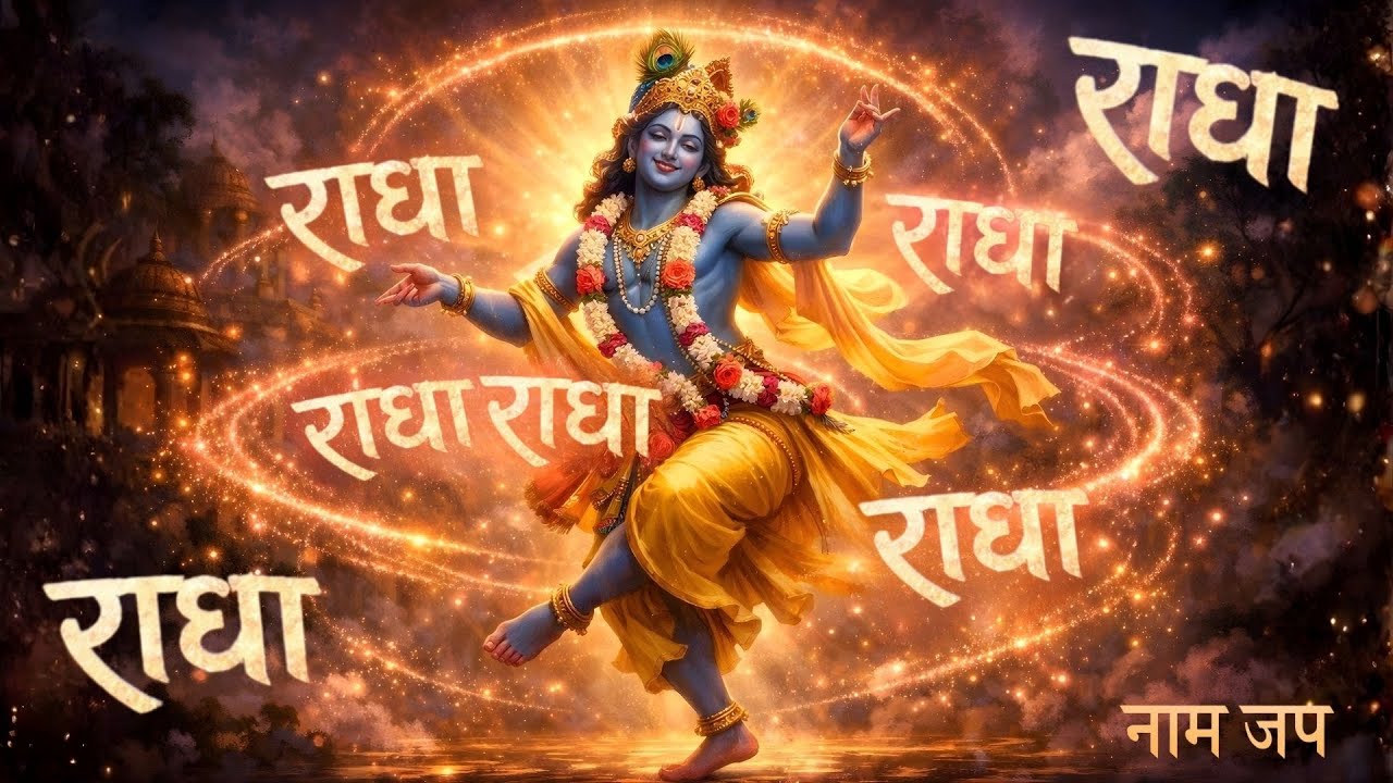 राधा राधा | Radha Naam Jaap | Deep Bhakti | Pure Love & Devotion Chant | Bhajan Marg | Aayush Grover