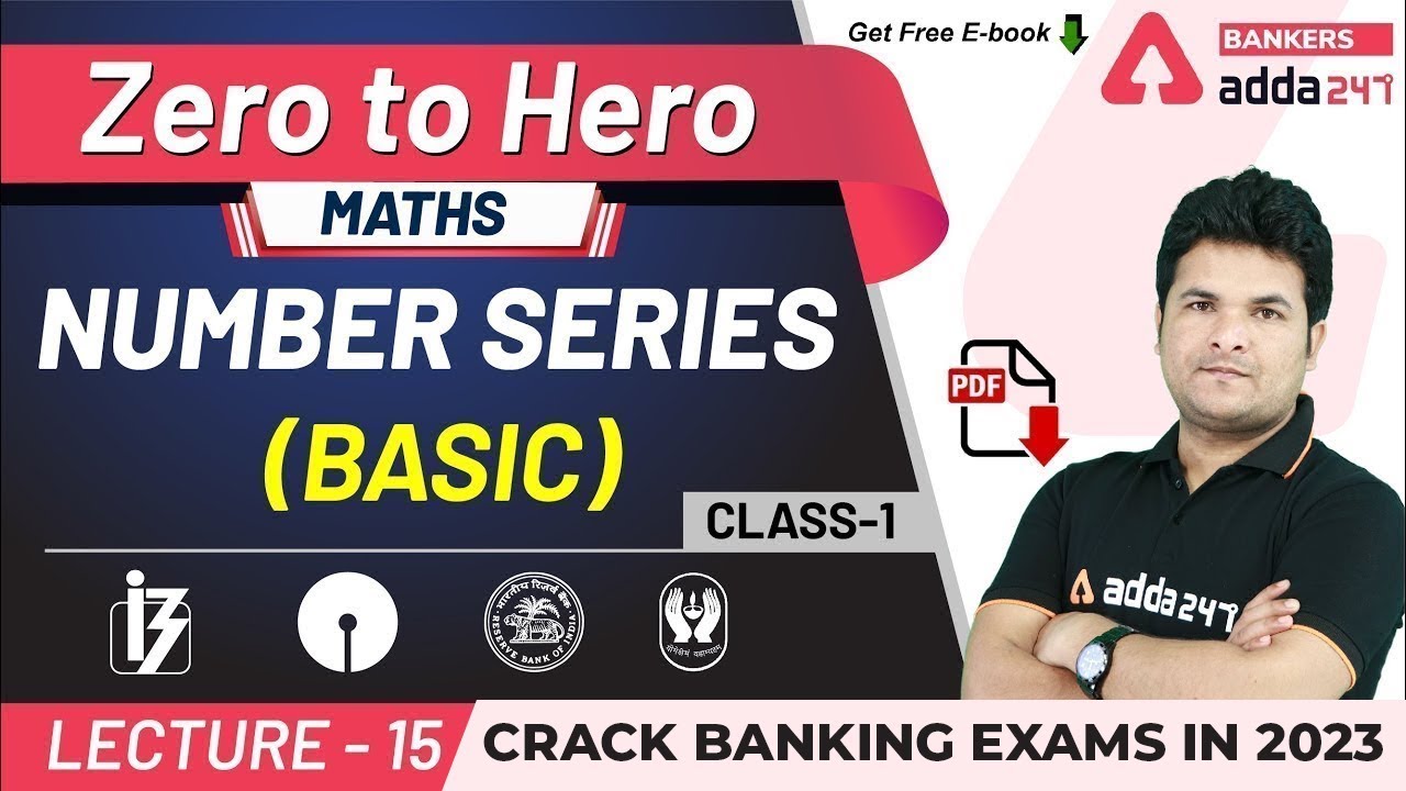 Number Series Basics in Maths (Part-1) | Adda247 Banking Classes | Lec-15