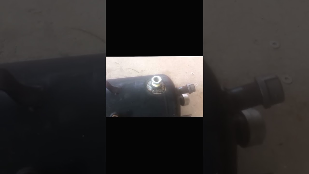 Homemade DIY hydraulic oil tank reservoir
