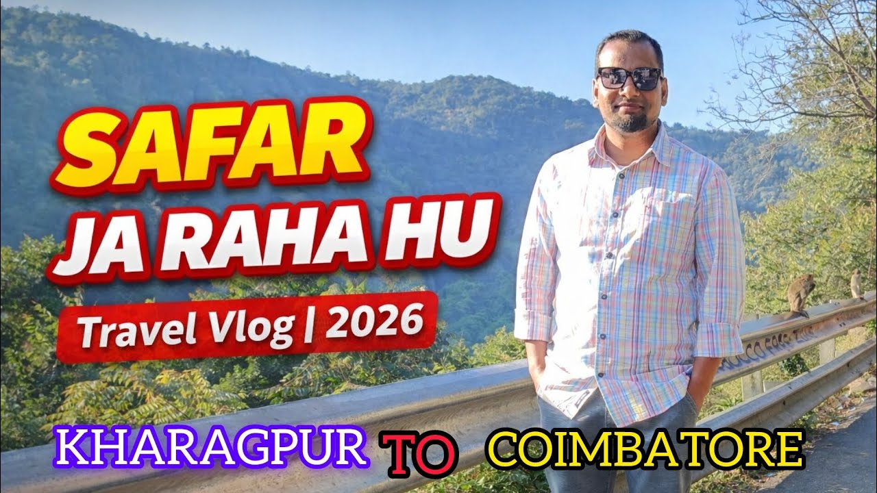 KHARAGPUR TO COIMBATORE TRAIN 🚂 JOURNEY 
