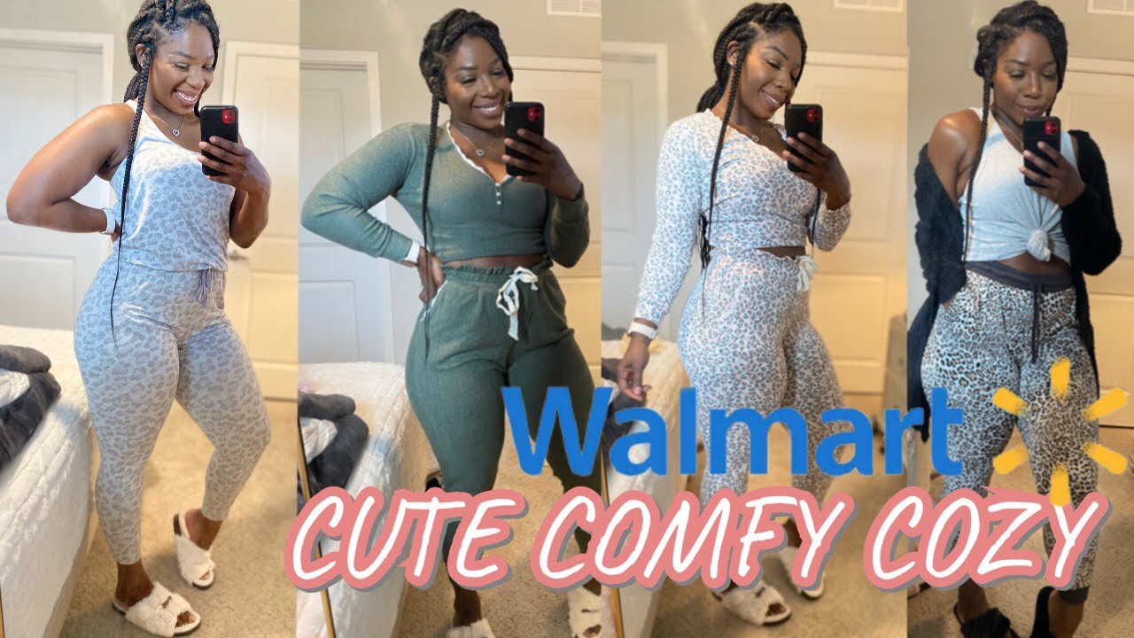 WALMART HAUL | Walmart Clothing Haul *AFFORDABLE LOUNGEWEAR* 2021 | Boujee On A Budget #WalmartHaul