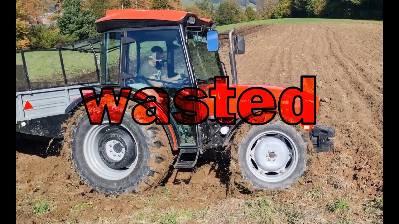 Zetor 6245 & Same Argon 80 - Zetor otkida, a Same drobi! *Vožnja stajnjaka* Pt. 1
