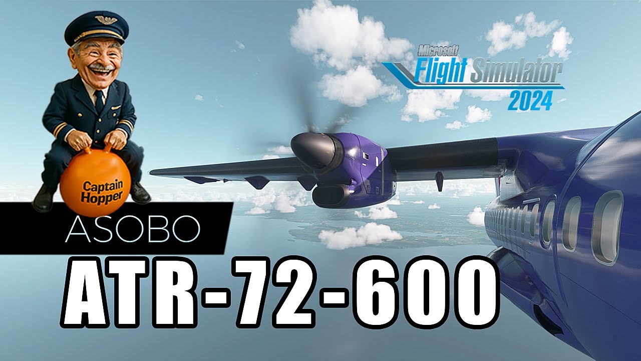 Asobo ATR-72-600 on a Short Hop | Belfast City to Newcastle (MSFS 2024)