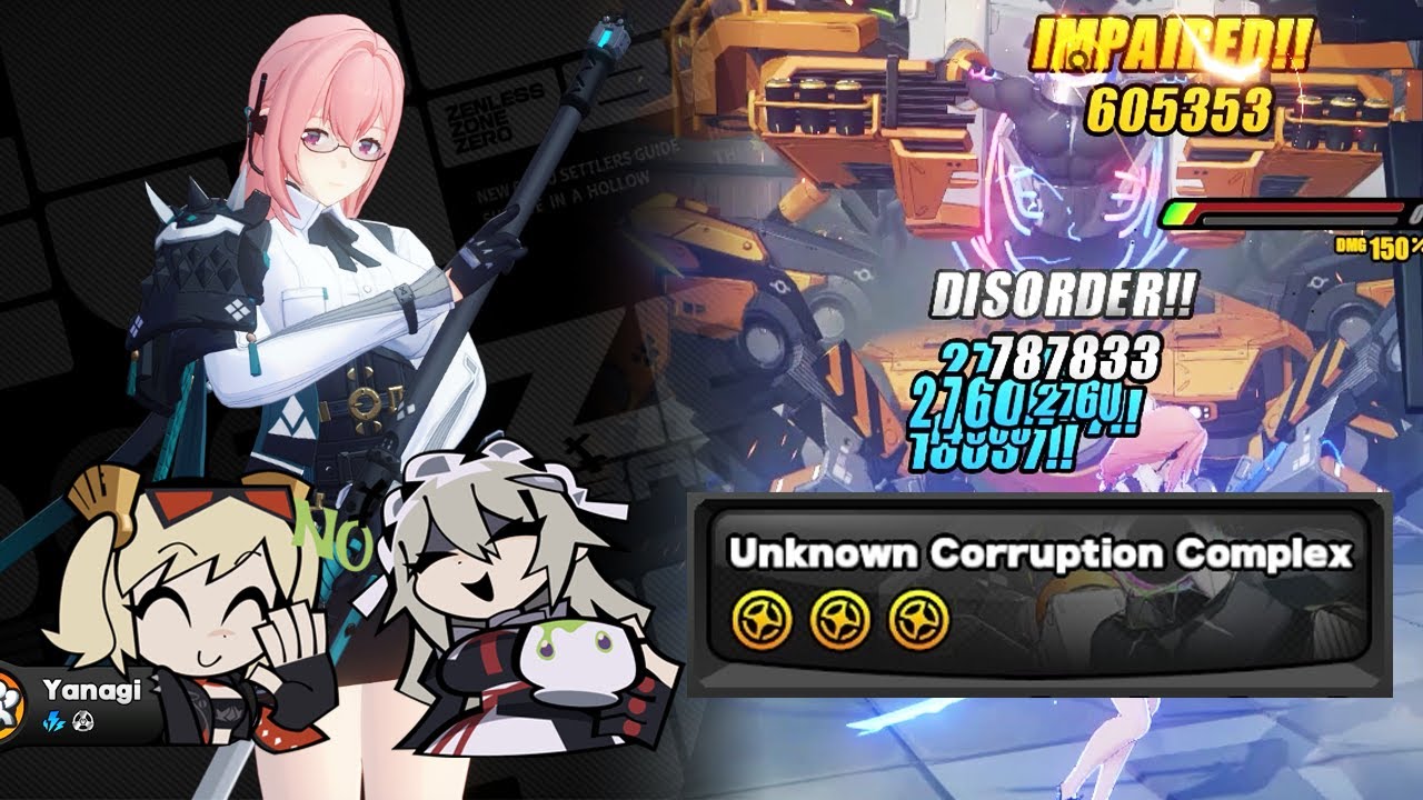 Yanagi DISORDER Deadly Assault Unknown Corruption Complex | Zenless Zoner Zero v1.5