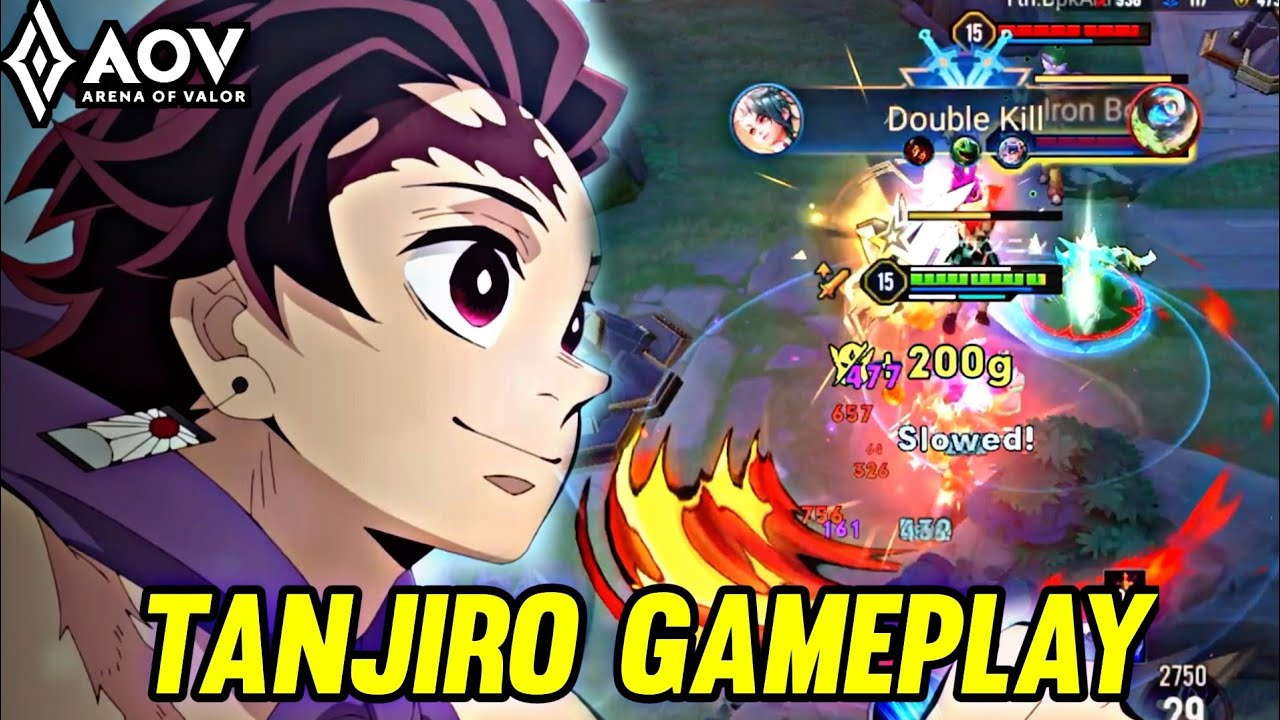 AOV : YAN/TANJIRO GAMEPLAY | A VERY EXCITING HERO - ARENA OF VALOR LI&Ecirc;NQU&Acirc;NMOBILE ROV