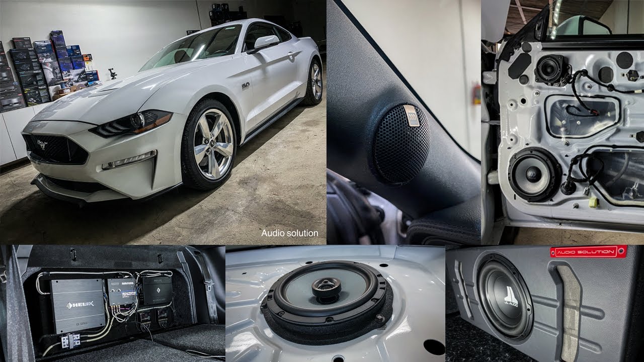 Ford Mustang 2018 Sound System --- Morel, Helix, JL Audio, CTK, Audio control