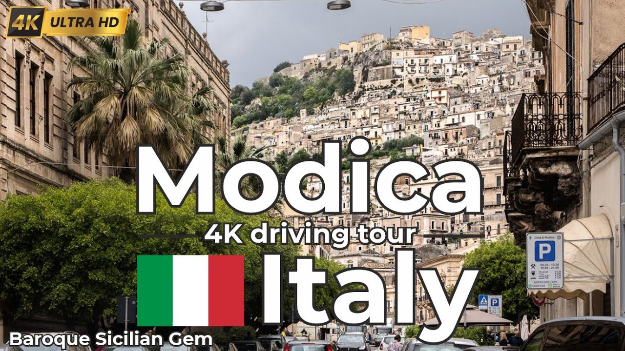 🇮🇹 Модика, ИталияАвтотур в формате 4K по жемчужине сицилийского барокко
