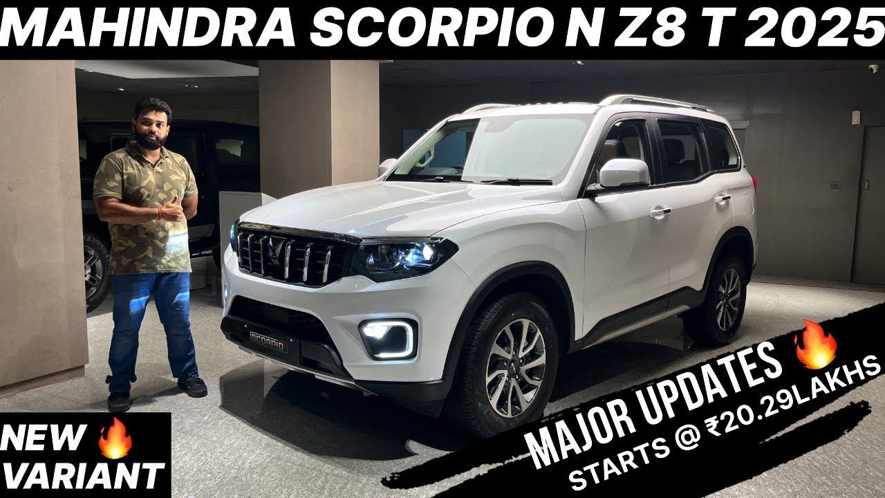 Major Update | Mahindra ScorpioN Z8 T 2025 Detailed Review | Top Model Features Only @ ₹20.29LAKHS |