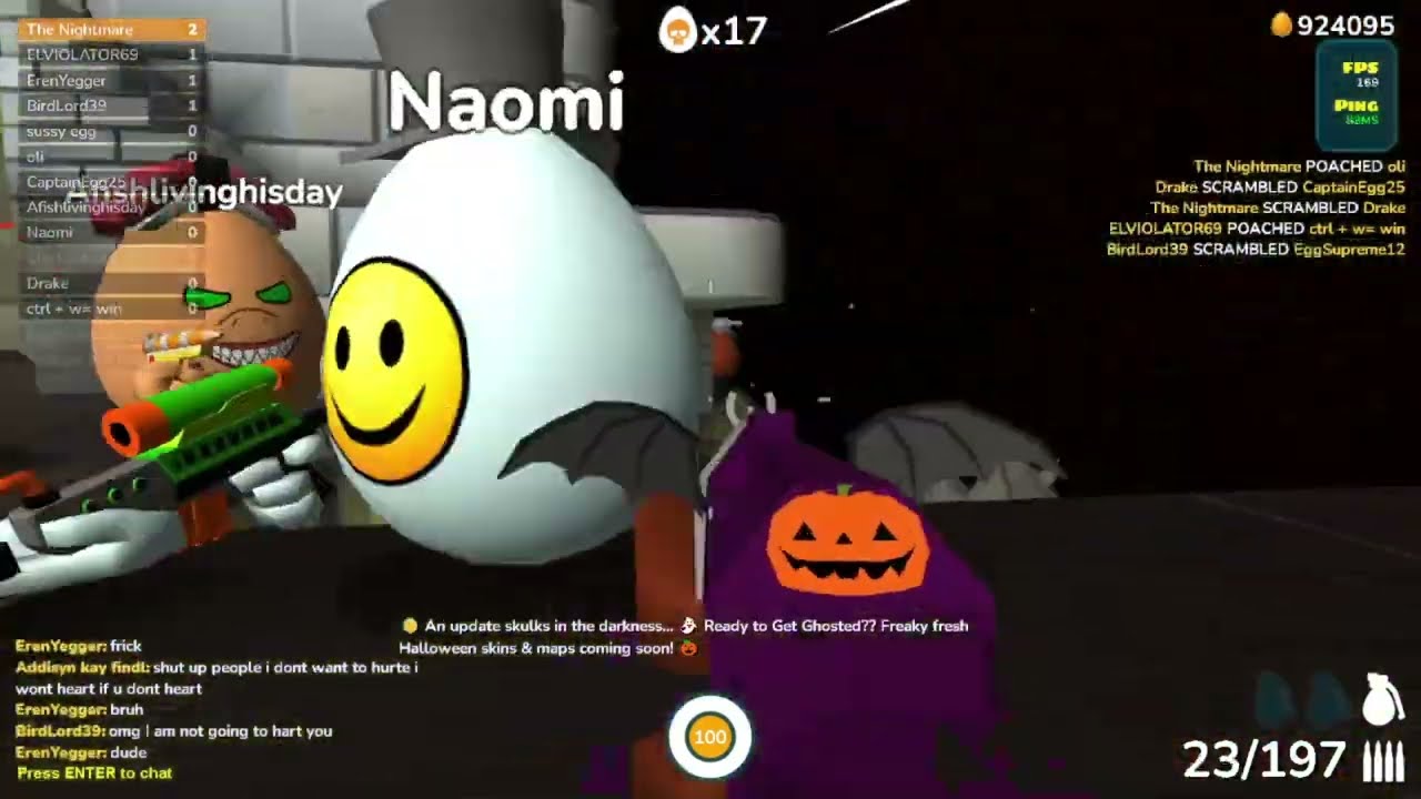 the nightmare returns to shell shockers