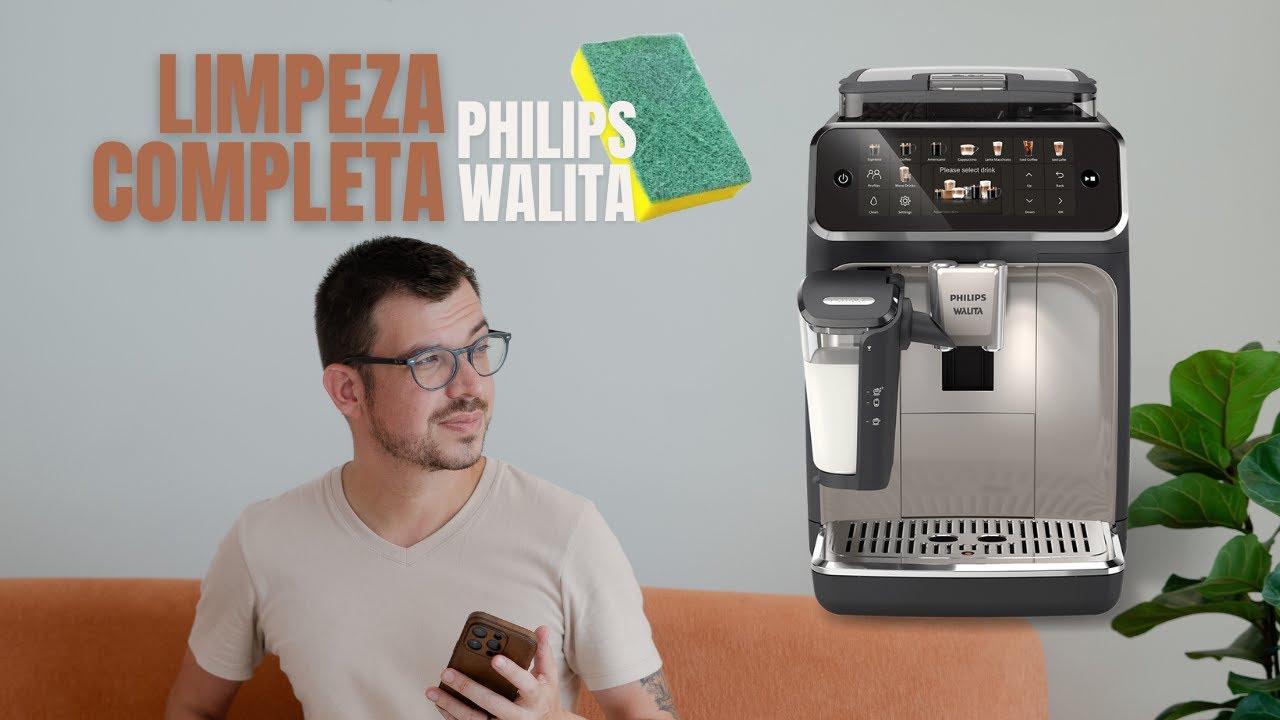 Como limpar a Cafeteira Espresso Superautomática Philips Walita