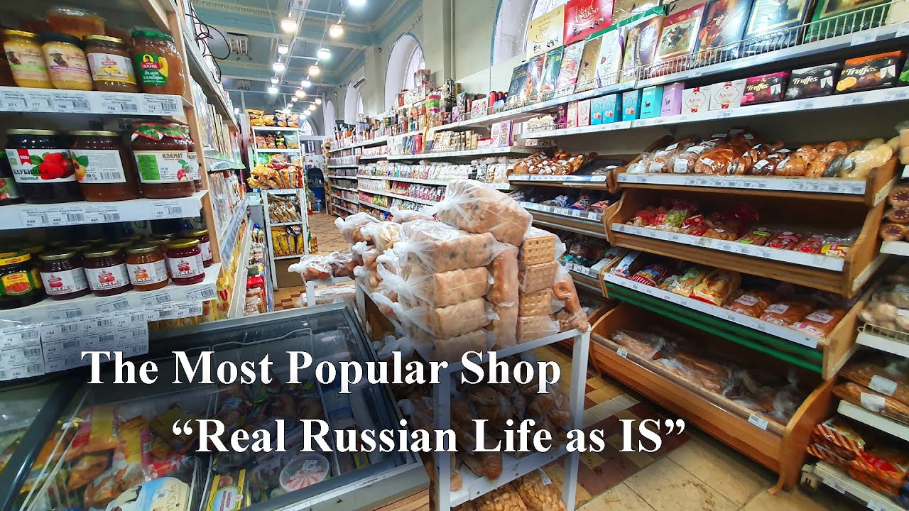 Inside Russian Convenience Shop / Real Life as IS in a Small Town near Moscow