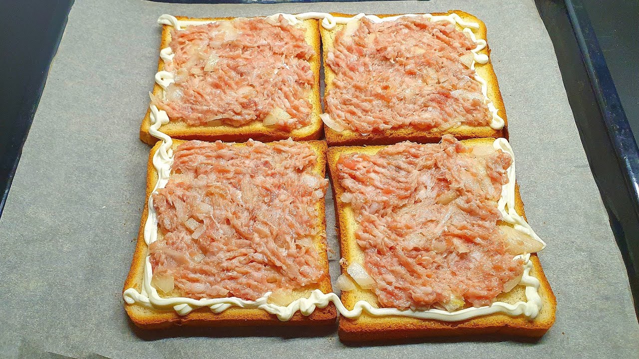Pizza Toast 2.0: a new take on the classic minced pork pizza