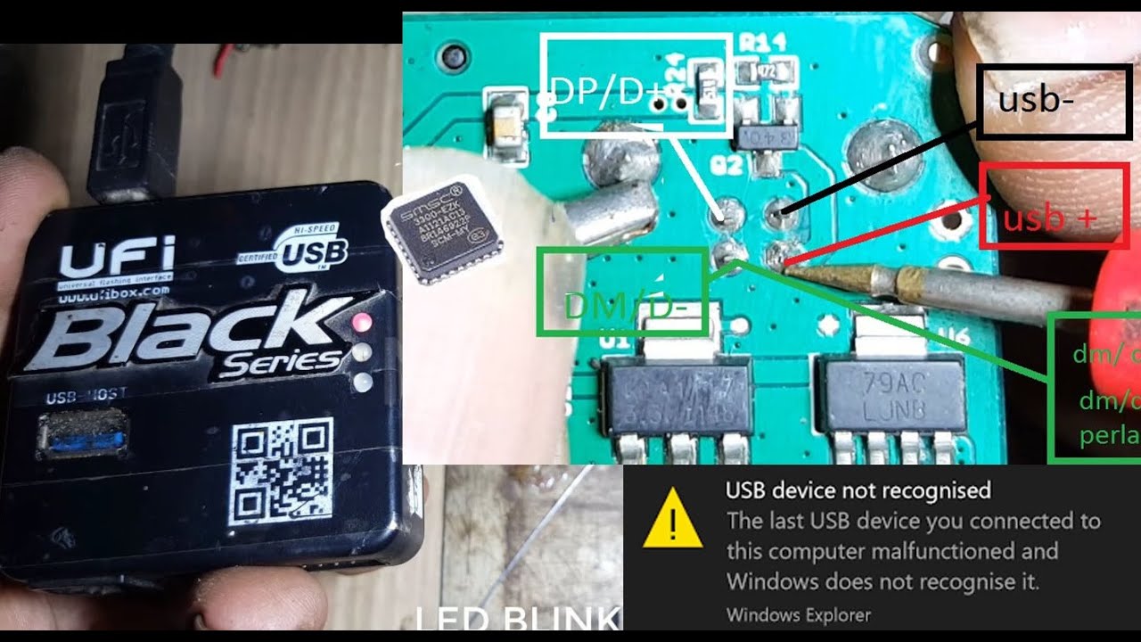 UFI BOX   USB  not recognized