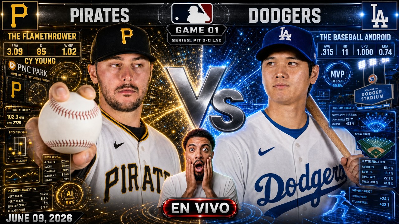 DODGERS 🆚 PIRATES 🟥 EN VIVO 🟥 | NARRACI&Oacute;N HOY 09/06/26