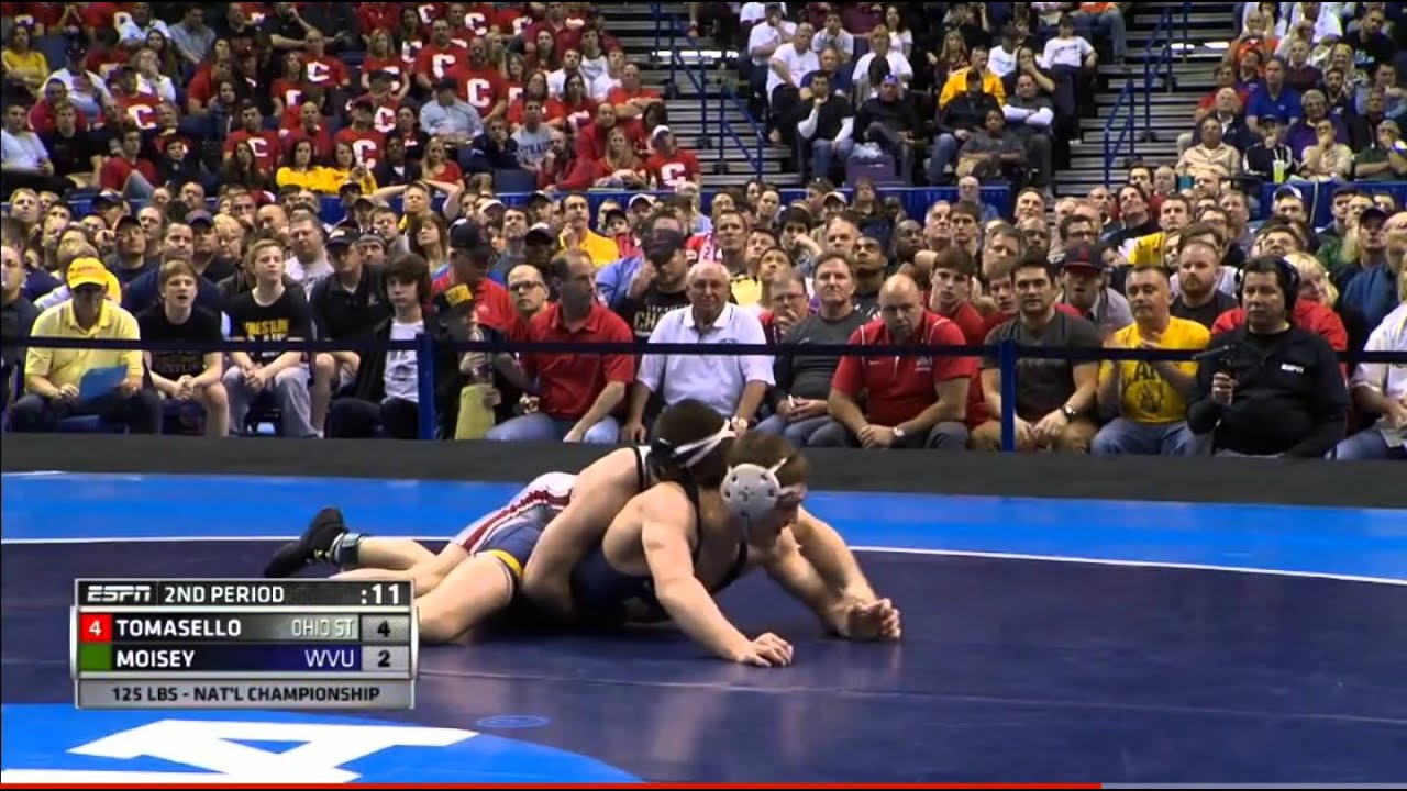 2015 NCAA 125 lb Final: Nathan Tomasello (tOSU) v Zeke Moisey (WVU)