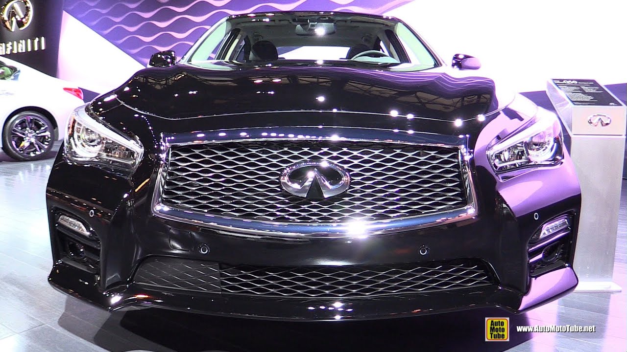 2016 Infiniti Q50 Red Sport 400 hp - Exterior and Interior Walkaround - 2016 Chicago Auto Show